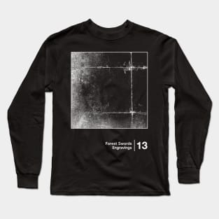 Engravings / Minimal Style Graphic Artwork Long Sleeve T-Shirt